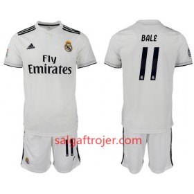 Real Madrid Fodboldtrøjer BALE 11 Børn Hjemmebanesæt 2018/19 Kort ærmer